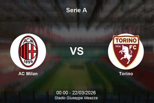 Nhận định AC Milan vs Torino - Serie A: Cơ hội bứt phá của Rossoneri tại San Siro