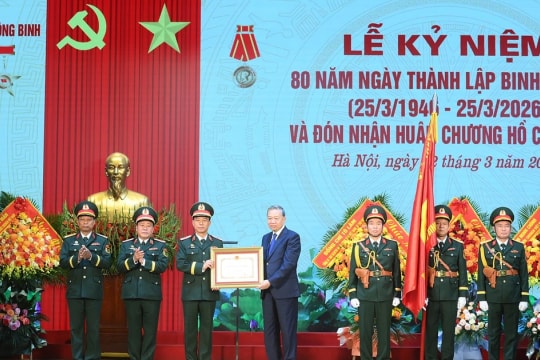Tổng Bí thư Tô Lâm dự Lễ kỷ niệm 80 năm Ngày thành lập Binh chủng Công binh