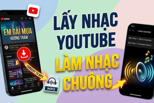 Cách biến bài hát yêu thích trên YouTube thành nhạc chuông điện thoại đơn giản và hiệu quả