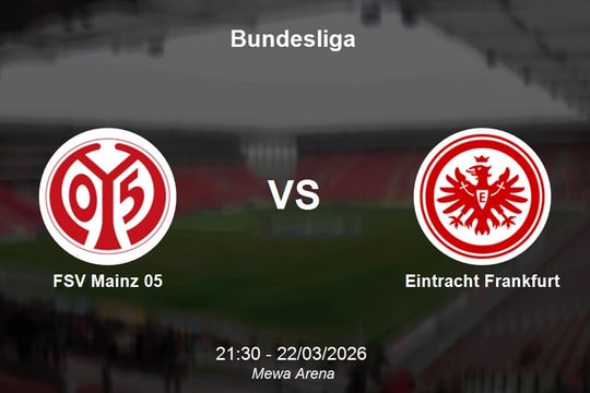 Nhận định FSV Mainz 05 vs Eintracht Frankfurt - Bundesliga
