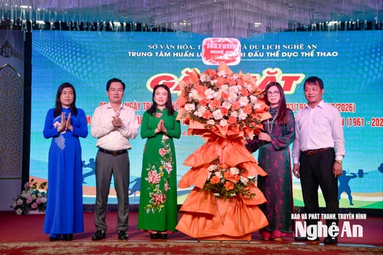 Trung tâm Huấn luyện và Thi đấu Thể dục Thể thao Nghệ An kỷ niệm 65 năm thành lập