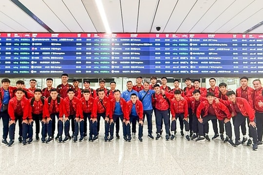 U23 Việt Nam đổ bộ Trung Quốc, sẵn sàng cho hành trình tại giải CFA Team China 2026