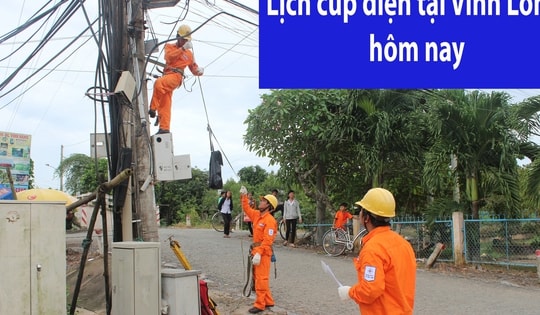 Tra cứu lịch cúp điện Vĩnh Long hôm nay Thứ 2 ngày 23/3/2026