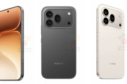 HONOR 600 Series rò rỉ thiết kế: Ngoại hình giống iPhone 17 Pro và pin silicon 9.000mAh