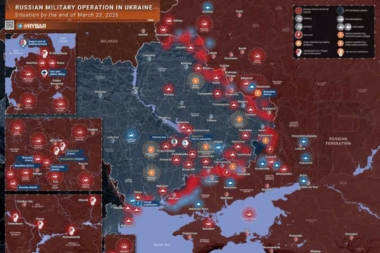 Quân đội Nga tập kích hạ tầng cảng và năng lượng, phá hủy hệ thống Grad tại Ukraine