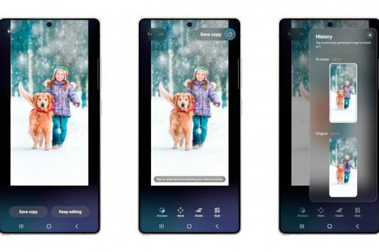 One UI 8.5 nâng cấp Photo Assist: Đột phá AI xóa vật thể và tính năng lịch sử chỉnh sửa