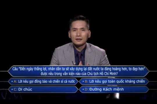 MC Quốc Khánh và khoảnh khắc kịch tính tại Ai là triệu phú khi người chơi chạm mốc câu 15