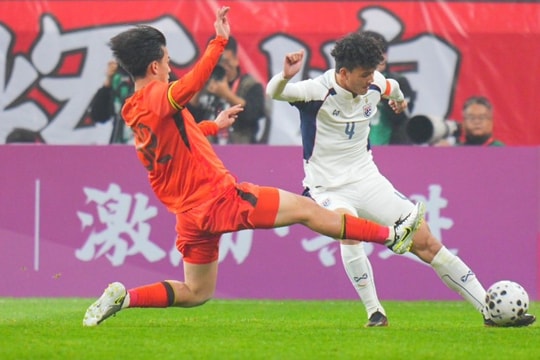 U23 Trung Quốc ngược dòng kịch tính chia điểm với U23 Thái Lan tại giải CFA Team China 2026