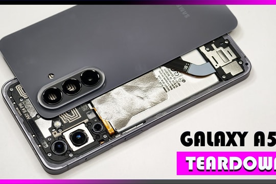 Mổ bụng Galaxy A57 5G: Gây bất ngờ với điểm số sửa chữa 9 trên 10