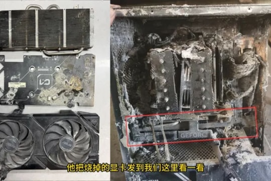 Card đồ họa RTX 5060 vẫn hoạt động bình thường sau vụ hỏa hoạn nghiêm trọng