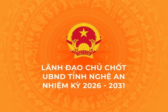 Lãnh đạo chủ chốt UBND tỉnh Nghệ An nhiệm kỳ 2026 - 2031