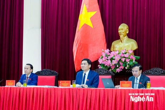 Ủy ban Thường vụ Quốc hội phê chuẩn Chủ tịch và 2 Phó Chủ tịch HĐND tỉnh Nghệ An khóa XIX, nhiệm kỳ 2026 - 2031