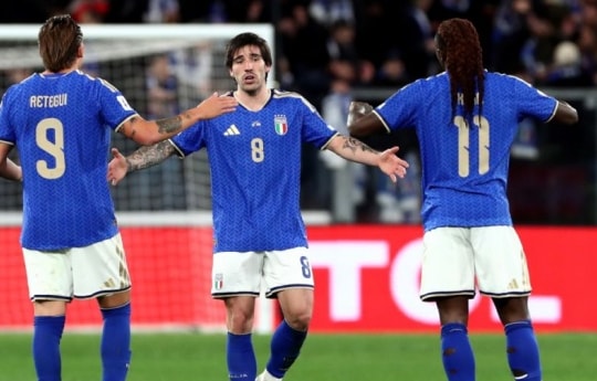 Italia hạ Northern Ireland 2-0, vào chung kết play-off World Cup 2026 nhờ sự tỏa sáng của Tonali