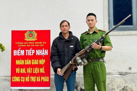 Quyết liệt truy quét, thu hồi vũ khí, vật liệu nổ, công cụ hỗ trợ