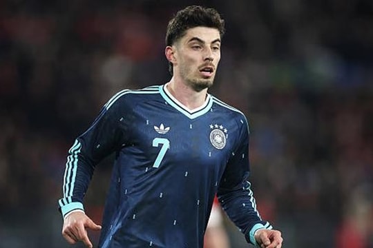 Nỗi lo từ Kai Havertz: Sự lạc lõng trong vai trò số 9 tại đội tuyển Đức