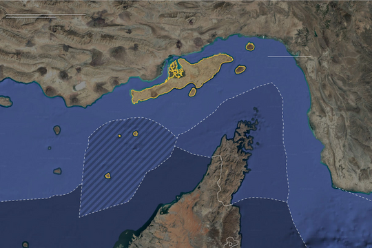 Thế trận vòng cung phòng thủ của Iran tại eo biển Hormuz qua 7 hòn đảo chiến lược