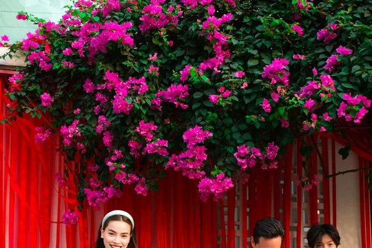 Hồ Ngọc Hà cùng Kim Lý đưa hai con trở lại Cầu Cổng Vàng sau 9 năm gắn bó