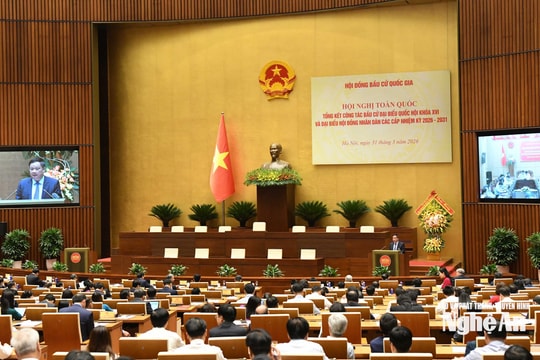 Nghệ An tham luận tại Hội nghị toàn quốc tổng kết công tác bầu cử ĐBQH khóa XVI và HĐND các cấp nhiệm kỳ 2026-2031