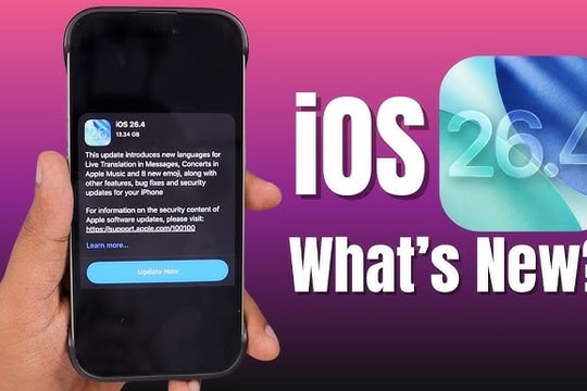 Apple khuyến cáo người dùng iPhone nên cập nhật ngay lên iOS 26.4?
