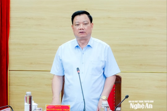 Thường trực Tỉnh ủy giao ban với các cơ quan khối Nội chính