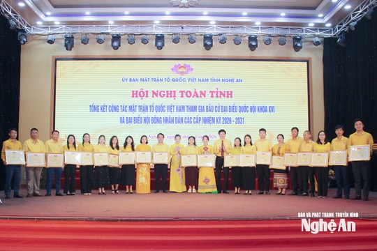 Tổng kết công tác Mặt trận tổ quốc tham gia bầu cử đại biểu Quốc hội khóa XVI và đại biểu HĐND các cấp