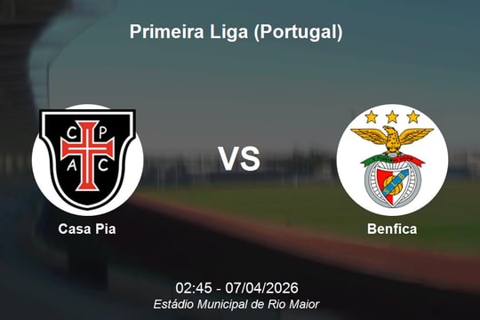 Nhận định Casa Pia vs Benfica - Giải VĐQG Bồ Đào Nha: Sức mạnh tuyệt đối từ 'Đại bàng'