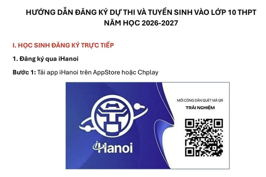 Quy trình đăng ký tuyển sinh lớp 10 Hà Nội 2026 mới nhất