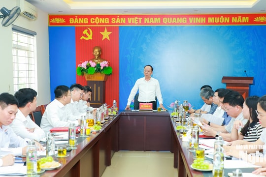 Phó Chủ tịch Thường trực UBND tỉnh Bùi Thanh An làm việc với Ban Quản lý KKT Đông Nam