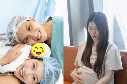 Á hậu Chế Nguyễn Quỳnh Châu đón con trai đầu lòng