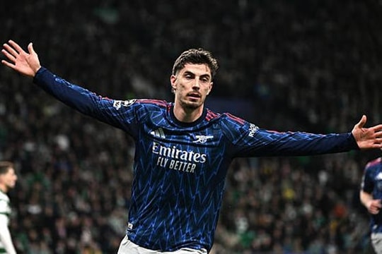 Đẳng cấp của Kai Havertz: Quân bài tẩy giúp Arsenal hạ gục Sporting CP phút 90+1