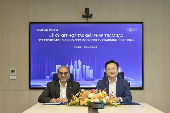 Tasco Auto bắt tay Ford Việt Nam: Phủ sóng 89 điểm sạc xe điện nhanh toàn quốc