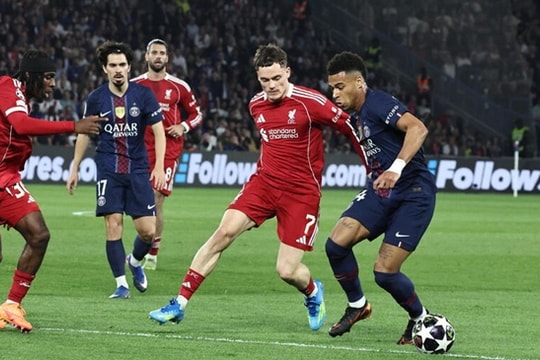 Desire Doue cân bằng kỷ lục của Mbappe giúp PSG đánh bại Liverpool tại Champions League