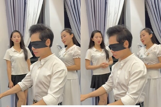 Nghệ sĩ Ngọc Sơn gây ấn tượng với màn bịt mắt đánh đàn và cuộc sống ở tuổi U60