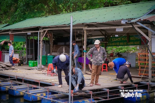 Tháo dỡ các công trình trái phép ở khu du lịch Đập Phà Lài