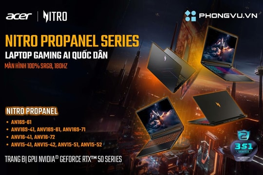 Nitro ProPanel: Laptop chơi mượt PUBG và Liên Minh Huyền Thoại trong tầm giá phổ thông