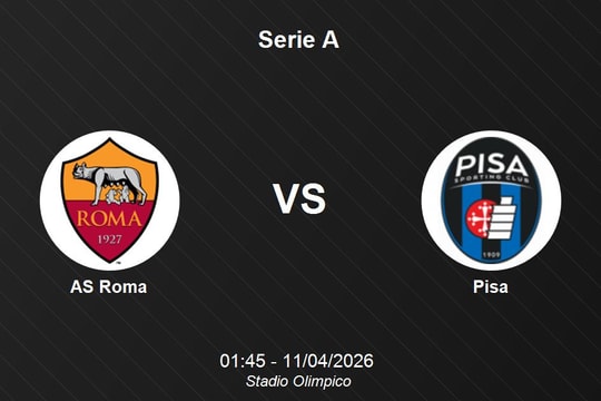 Nhận định AS Roma vs Pisa - Vòng 32 Serie A