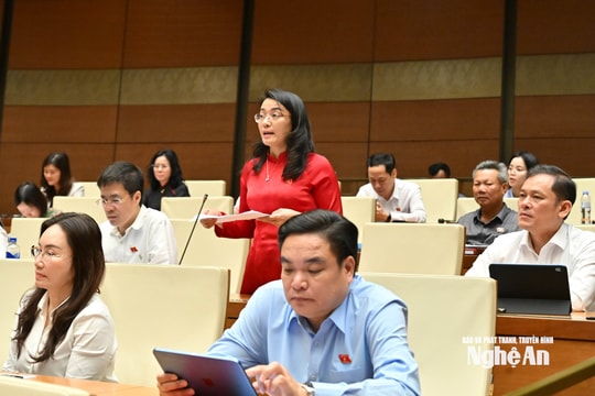 Đại biểu Quốc hội tỉnh Nghệ An thảo luận 2 dự án luật về hộ tịch và công chứng