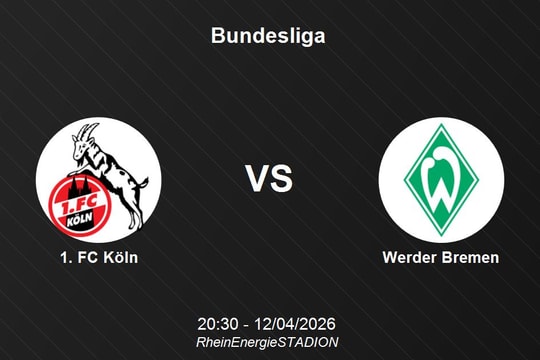 Nhận định 1. FC Köln vs Werder Bremen - Bundesliga: Quyết đấu vì mục tiêu trụ hạng