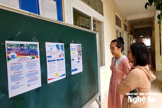 Tuyển sinh đầu cấp ở Nghệ An: Không bó hẹp theo địa giới hành chính