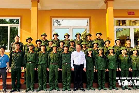 Trường THPT Thanh Chương 3 dự thi Hội thao Giáo dục quốc phòng và an ninh toàn quốc
