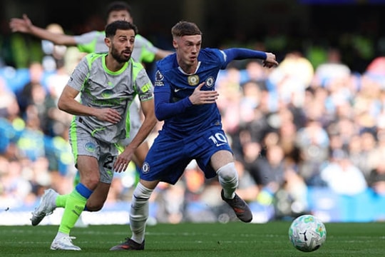 Chấm điểm Chelsea 0-3 Man City: Cole Palmer đơn độc giữa hệ thống lỏng lẻo