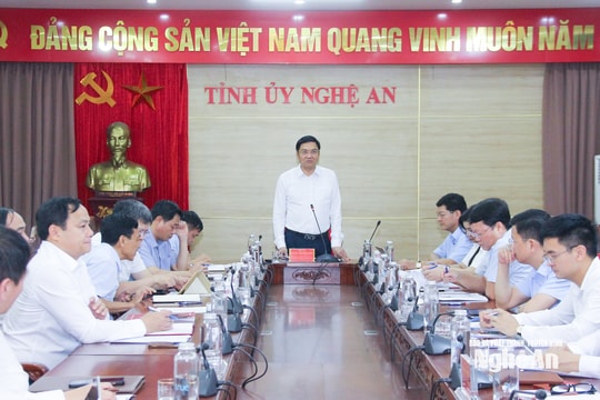 Đồng chí Hoàng Nghĩa Hiếu yêu cầu tăng cường củng cố cấp cơ sở, nâng cao chất lượng đội ngũ cán bộ ngang tầm nhiệm vụ