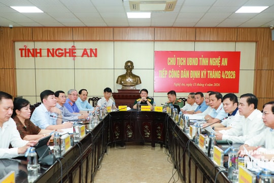 Chủ tịch UBND tỉnh Võ Trọng Hải tiếp công dân phiên định kỳ tháng 4/2026