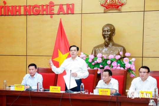 Chủ tịch UBND tỉnh Võ Trọng Hải yêu cầu tăng tốc chuẩn bị, quyết tâm khởi công cao tốc Vinh - Thanh Thủy đúng dịp 19/5/2026