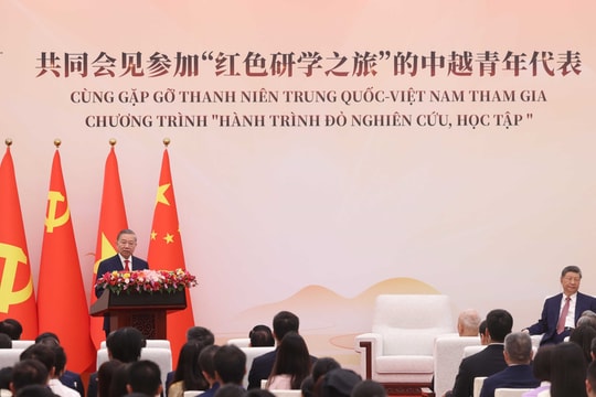 Tổng Bí thư, Chủ tịch nước Tô Lâm và Tổng Bí thư, Chủ tịch nước Tập Cận Bình gặp gỡ thanh niên hai nước