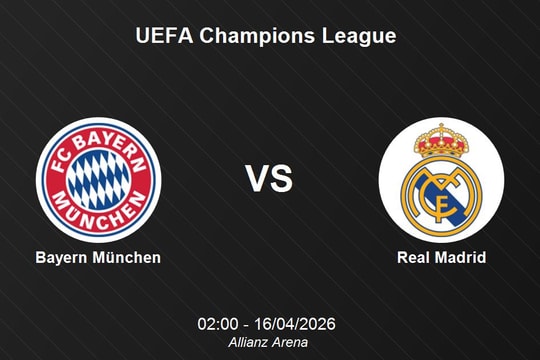 Nhận định Bayern München vs Real Madrid - UEFA Champions League (16/04/2026)