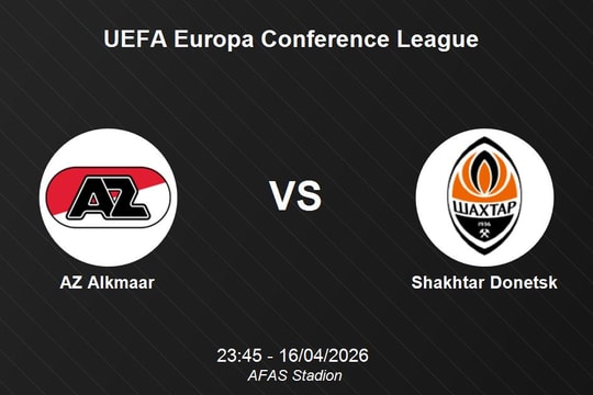 Nhận định AZ Alkmaar vs Shakhtar Donetsk - UEFA Europa Conference League lúc 23h45 ngày 16/4
