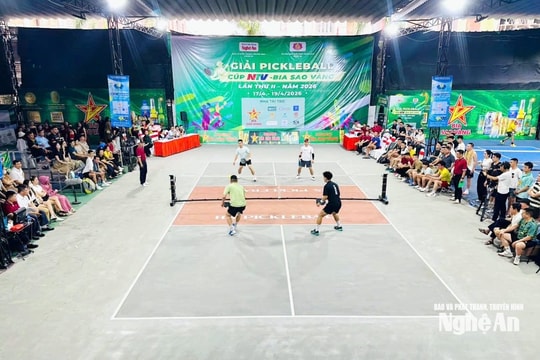 Giải Pickleball Cúp NTV - Bia Sao Vàng lần thứ II năm 2026: Một giải đấu, nhiều giá trị lan tỏa