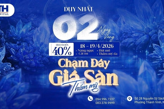 Bệnh viện Thái Thượng Hoàng: 2 ngày vàng ưu đãi làm đẹp mùa Hè, chào đón kỳ nghỉ lễ 30/4