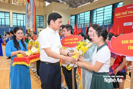 Khai mạc Giải thể thao Đảng bộ Các cơ quan Đảng tỉnh Nghệ An lần thứ I năm 2026